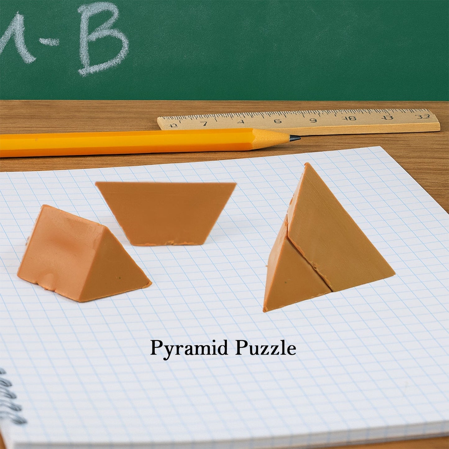 3D Pyramid Puzzle Toy (1 Set)
